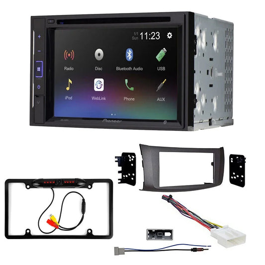 Pioneer AVH-241EX Double DIN DVD Camera Dash install Kit for 2013-2019 Nissan SentraPioneer AVH-241EX Double DIN DVD Camera Dash install Kit for 2013-2019 Nissan Sentra