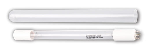 Bluonics (2pcs) 6W UV 4 Prong Replacement Bulb & Quartz Sleeve Tube for our Water Purifier Ultraviolet Light System