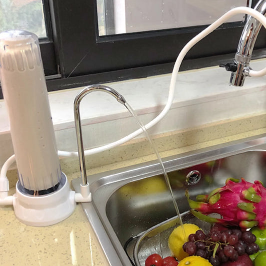Walmeck Countertop Filtration,WaterEasy Installation Water Countertop Water Ceramic Water Tap Fluoride Easy Installation Faucet Water ReducesFluoride Water Filter Kitchen Dsfen Bat