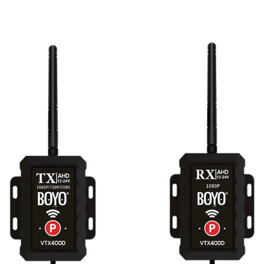 BOYO Vision VTX400D VTX400D 2.4 GHz AHD Wireless Transmitter and Receiver