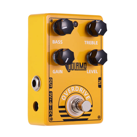CACAGOO D-8 Overdrive Guitar Effect Pedal with Bass Treble Gain Level Controls and True Bypass Design for Electric Guitar