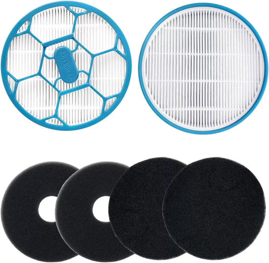 VACUSHOP Hepa Filter Sponge Replacement Accessories for Neakasa/Neabot P2 Pro Pet Grooming Kit & Vacuum(2 Hepa Filters+2 Filter Sponges+2 Hollow Sponges)
