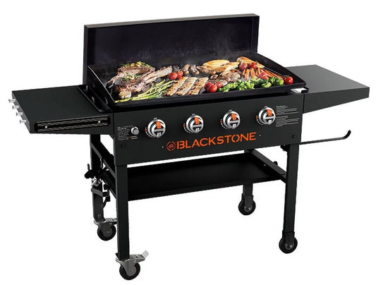 Blackstone 36 Griddle Cooking Station with Hard Cover & Side Shelves