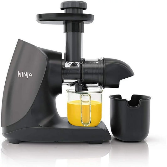 Restored Ninja JC101 Cold Press Pro Compact Powerful Slow Juicer with Total Pulp Control and Easy Clean, Graphite (Refurbished)