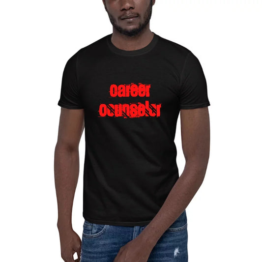 L Career Counselor Cali Style Short Sleeve Cotton T-Shirt By Undefined Gifts