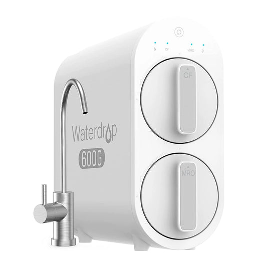 LIHONG G2P600 Reverse Osmosis System, 600 GPD Reverse Osmosis Water Filter, 7 Stage Tankless RO Water Filter System, Under Sink RO System, 2:1 Pure to Drain, Reduce PFAS, FCC Listed, USA Tech