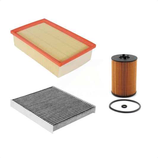 Oil Air & Cabin Filters [Maintenance Kits] Kit For 2015 Volkswagen Golf SportWagen 2.0L KFM-100419