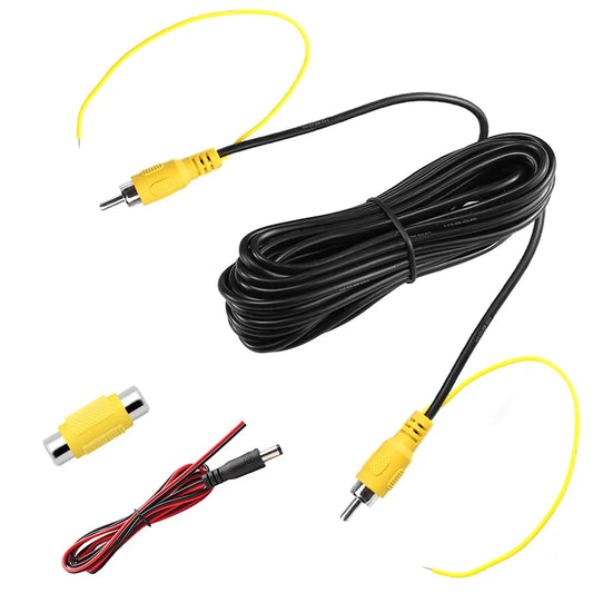 GreenYi 10FT Backup Camera Extension Cable, Upgraded Double-Shielded RCA Video Cable for Monitor and Rear View Camera