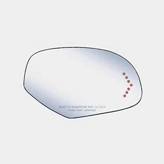 Fits 07-08 Chevy GM Trucks Right Pass Mirror Glass Heated w/Signal w/Rear Holder