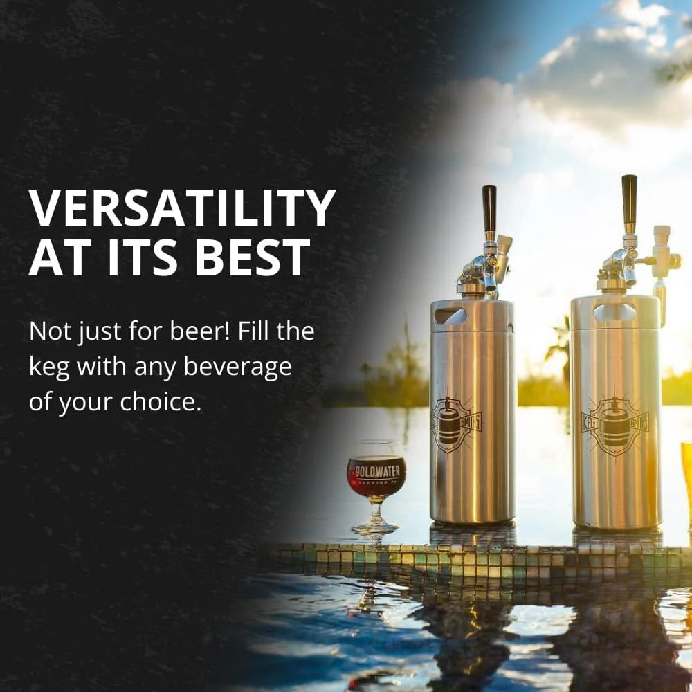304 Steel Keg Growler (64 OZ)