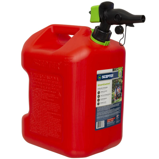 Scepter 5 Gallon Gas Can SmartControl Enhance Fuel Gasoline Container L&G, FSCG572. Color Red