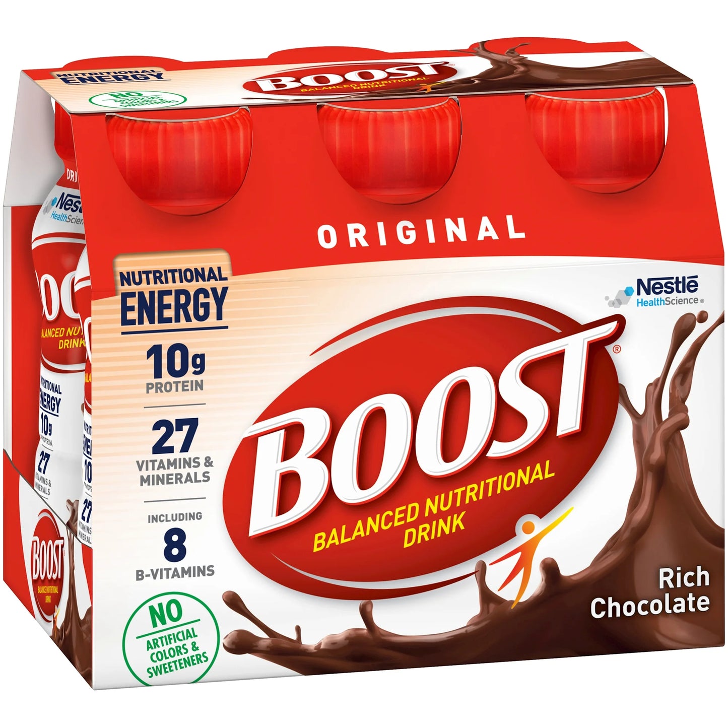 Boost 06753600 Nutritional Rich Chocolate Drink, Case of 24
