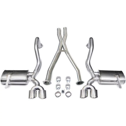 Corsa 97-04 Chevrolet Corvette C5 Z06 5.7L V8 Polished Xtreme Cat-Back + Xo Exhaust 14962