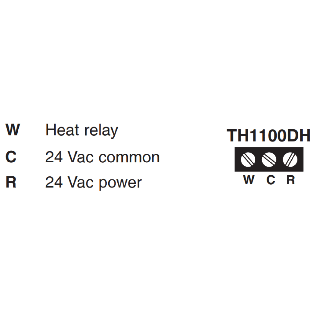 Honeywell TH1100DV1000 thermostat