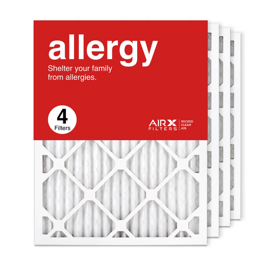 AIRx Filters 16.375x21.5x1 Air Filter MERV 11 Pleated HVAC AC Furnace Air Filter, Allergy 4-Pack Made in the USA