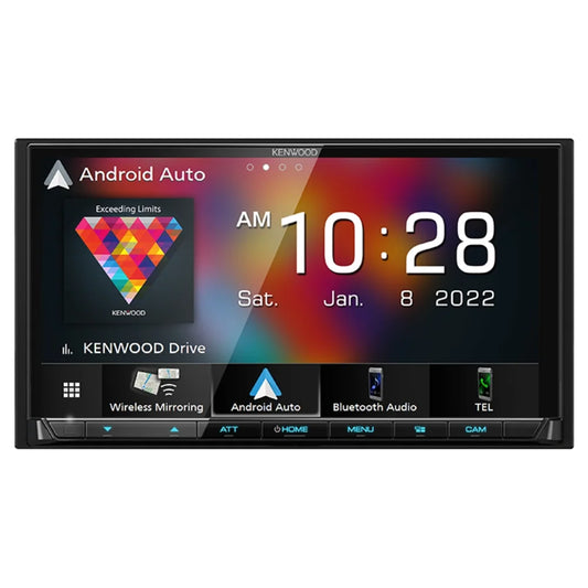 Restored   Kenwood DMX9708S 6.95 Digital Multimedia Receiver w/ Apple CarPlay/Android Auto (Refurbished)