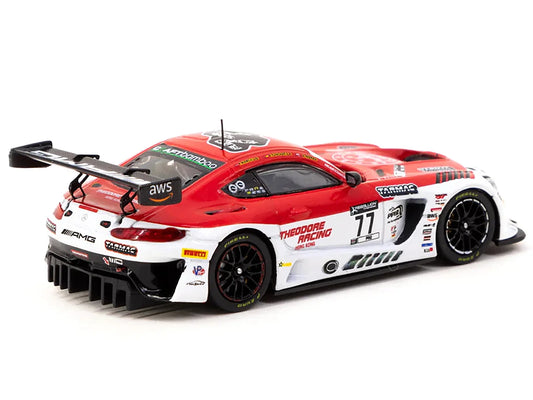 Mercedes-AMG GT3 #77 Daniel Juncadella - Raffaele Marciello - Daniel Morad Craft-Bamboo Racing Winner Indianapolis 8 Hours (2022) Hobby64 Series 1/64 Diecast Model Car by Tarmac Works