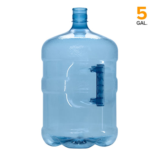 5 Gallon BPA FREE PET Plastic Crown Cap Water Bottle Container Jug Made in USA