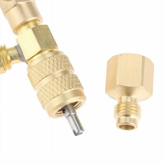 Valve Core Remover Installer, AC HVAC Schrader Valve Core Remover Dual Size 5/16 and 1/4 Port Installer Tool