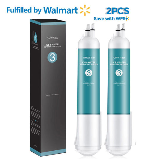 EDR3RXD1 Water Filter 3 for Whirlpool Refrigerator Water Filter 3 ? EDR3RXD1 WHR3RXD1 and Everydrop Water Filter 3 4396841 4396710 4396710P 4396841P, Kenmore 9030 9083 46-9083 46-9030 T1RFKB1, 2-Pack