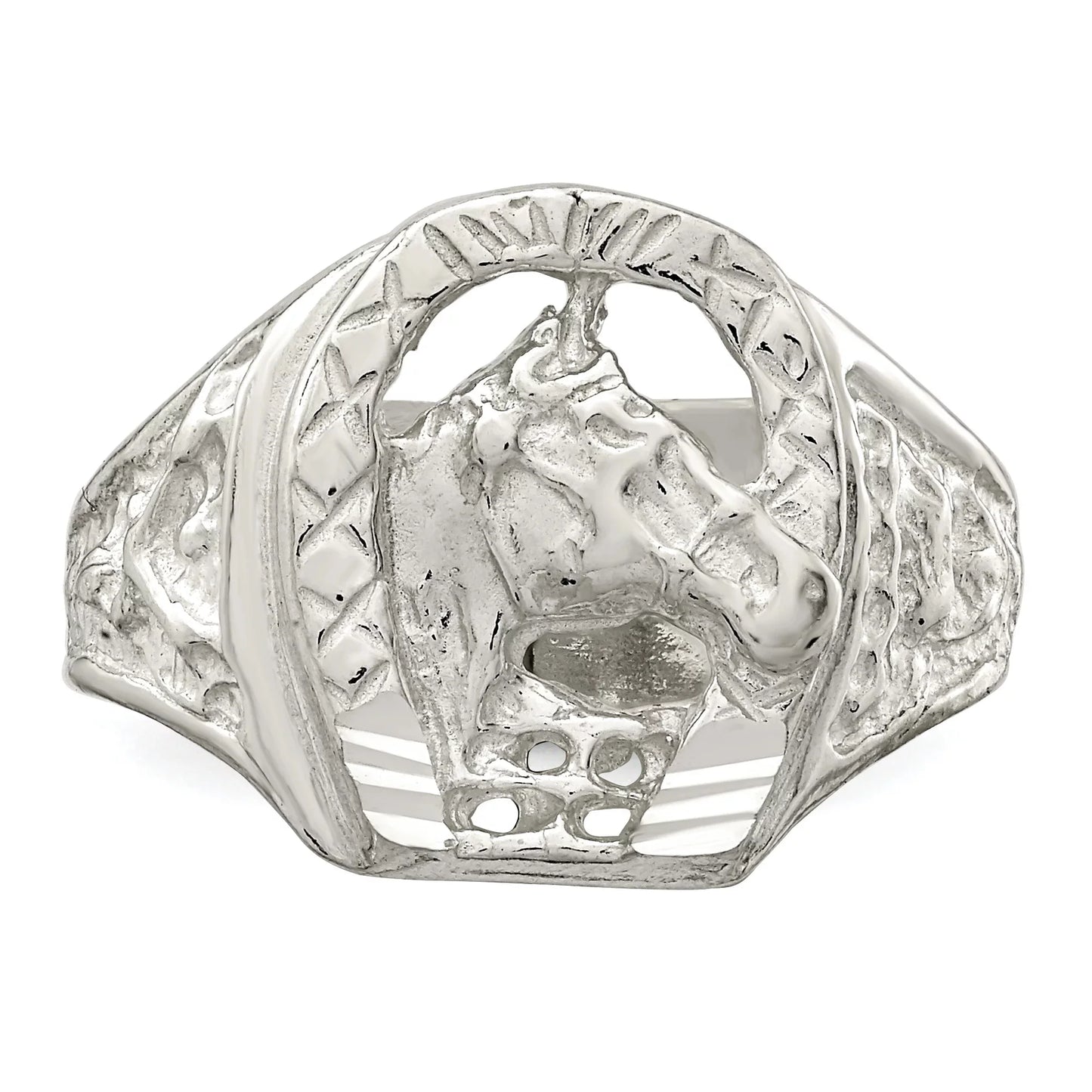 Sterling Silver Horseshoe Ring