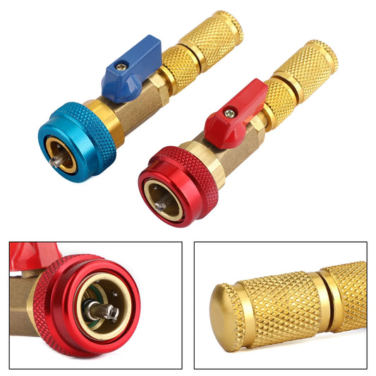 Motor Genic HVAC AC Valve Core High & Low Pressure Quick Remover Install Tool For R134A R12