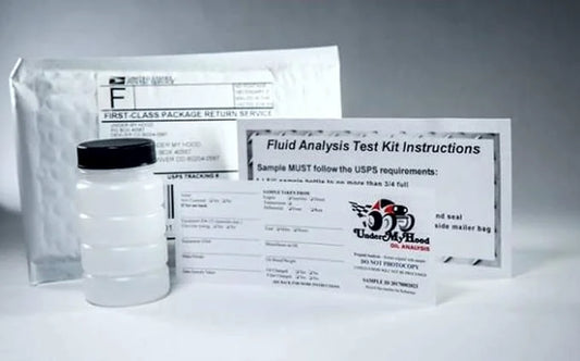 Oil Analysis Premier Kit by Under My Hood with return postage included