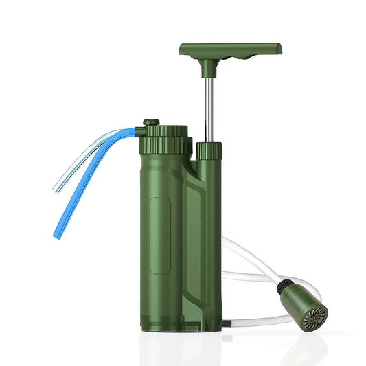 Portable Water Purification System with Reverse Osmosis Filter Pump - Ideal for Camping, Hiking, Travel, and Emergency Preparedness