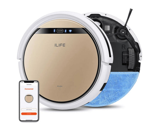 Open Box ILIFE V5s Pro Robot Vacuum / Mop Combo Slim Automatic Self-Charging Robot Vacuum