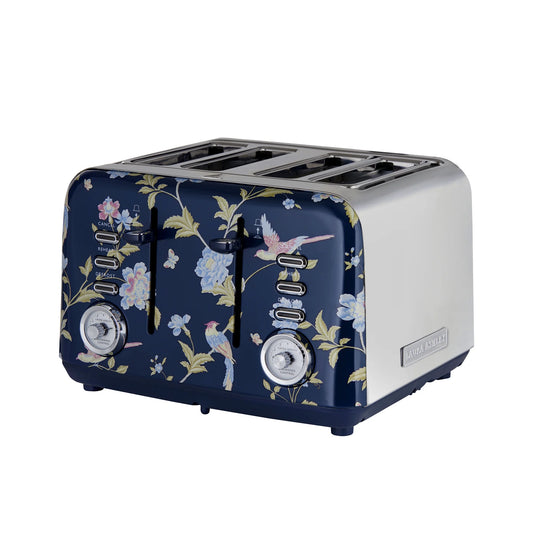 Laura Ashley 4-Slice Toaster, Elveden Navy