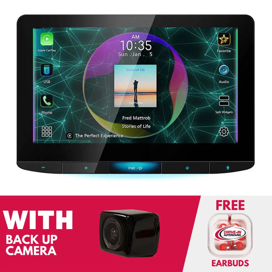New JVC KW-Z1000W 10.1 Multimedia Receiver (Does not play DVD/CD) w/ Backup Camera