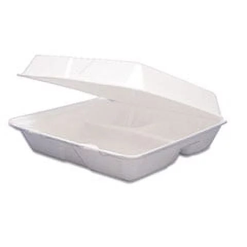 Dart DCC85HT3R 3-Compartment Container, Medium - 200 per Case