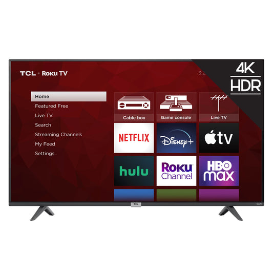 TCL 50 Class 4-Series 4K UHD HDR Roku Smart TV – 50S435