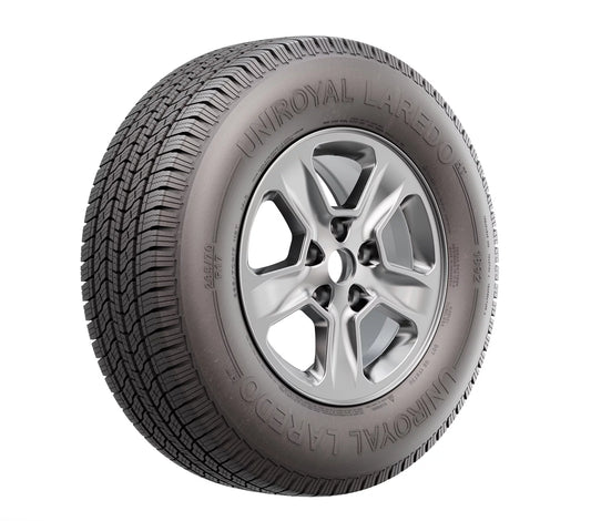 Uniroyal Laredo HT All-Season 275/65R18 116T Tire Fits: 2015-23 Ford F-150 Lariat, 2019-23 Chevrolet Silverado 1500 LT Trail Boss