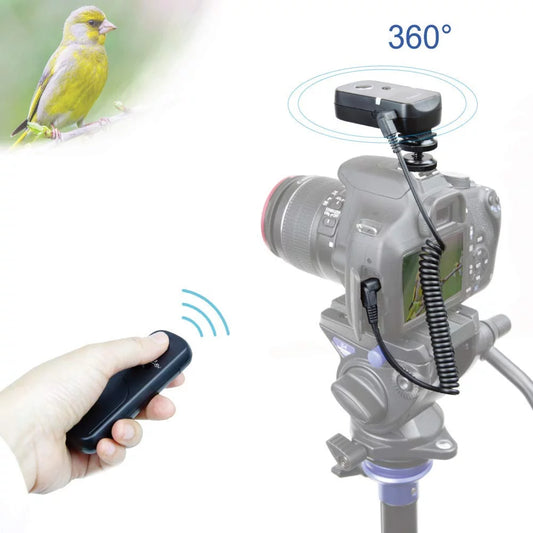 Foto&Tech 360 Any Angle Wireless Remote Control Shutter Release Working 100 Meters- Panasonic DC-G9 DMC-G7 DMC-G85 DC-GH5/DMC-FZ300 FZ150 FZ1000 FZ2500(FZ2000) FZ200 FZ100 G10 G5 G6 GF6 GH4 GX7 L1 L10