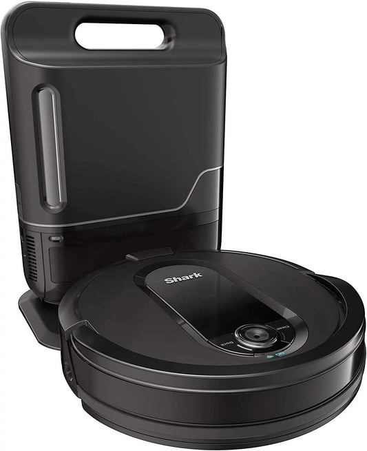 Open Box Shark RV1001AE IQ App-Controlled Self Emptying Robot Vacuum - Black