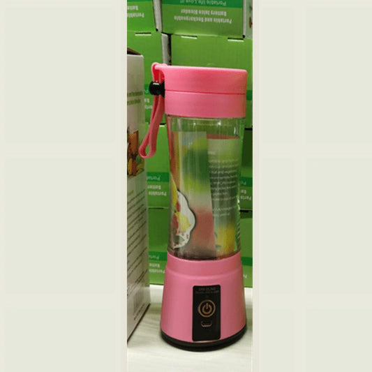 Mace Way 6-Blade Portable Blender Kitchen Mixer 15 Watts 380ML, Pink