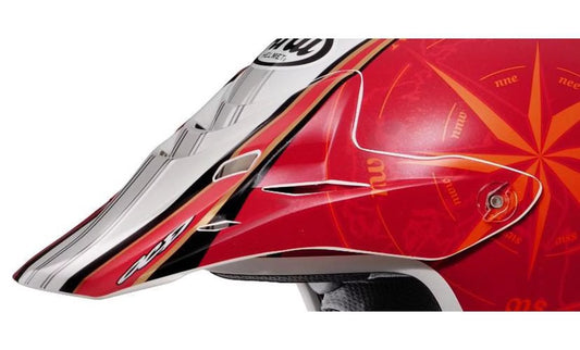 Arai Helmets Visor for XD3 Helmet - Salminen Red