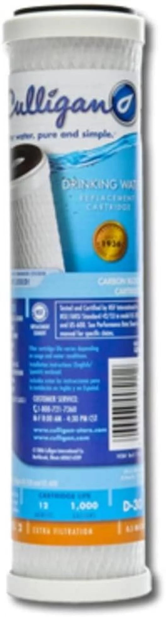 Culligan D30-A Drinking Water Filter Cartridge