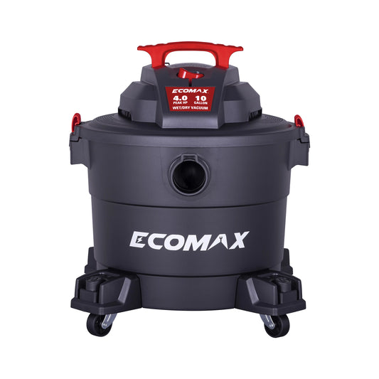 Ecomax 10 Gal 4HP Poly Wet/Dry Vac