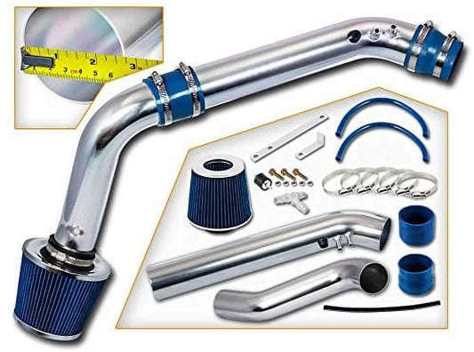 Rtunes Racing Cold Air Intake Kit + Filter Combo BLUE Compatible For 99-00 Honda Civic Si
