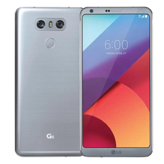 Restored LG G6 VS988 32GB Verizon Phone w/ Dual 13 MP Camera - Ice Platinum (Refurbished)
