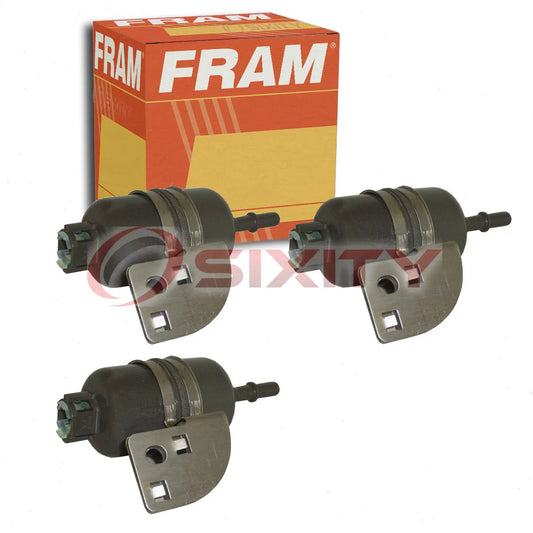 3 pc FRAM G7740 Fuel Filters for 9142658-5 F55085 HP-8035 Gas Pump Line Air Delivery Filters Fits select: 1997-1998 CHEVROLET CORVETTE, 1997-2004 CHEVROLET VENTURE