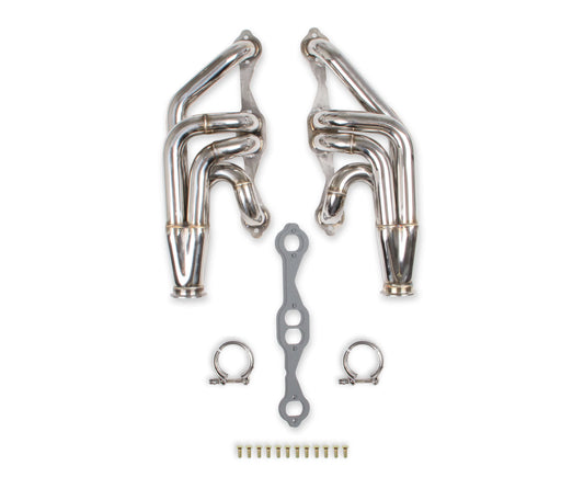 Flowtech 11570FLT Flowtech Small Block Chevy Turbo Headers - Polished Finish