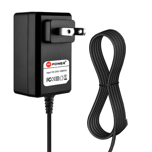 PKPOWER 12V AC DC Adapter For GeoVision Inc. GV-CB220 GVCB220 2MP, GV-CB120 GVCB120 1.3MP H.264 Indoor Cube Network IP Security Surveillance Camera Geo Vision 12VDC Power Supply Cord Charger