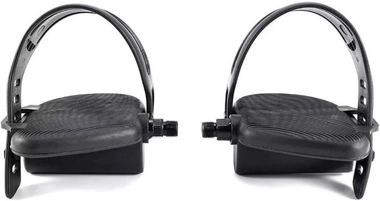Foot Pedal Set w/Strap 1/2” 014724-A Works with Matrix U1x-G4 U1x U1xLS Recumbent Bike