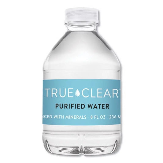 Purified Bottled Water, 8 Oz Bottle, 24 Bottles/carton | Bundle of 2 Cartons