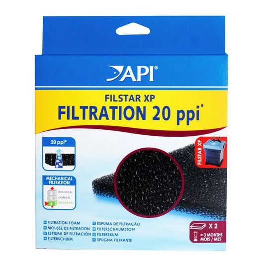 Rena Filstar Foam 20 [Aquarium, Filter Pads] 20 PPI Foam Pads (2 Pack)
