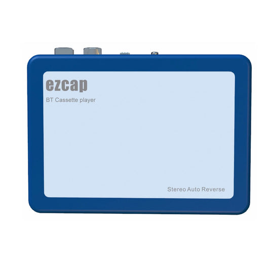 EzCAP215 Portable BT Cassette Player BT 4.2 Tape Player Auto Reverse Audio Tape with Earphones