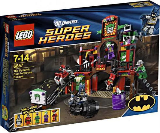 DC Universe Super Heroes The Dynamic Duo Funhouse Escape Set LEGO 6857